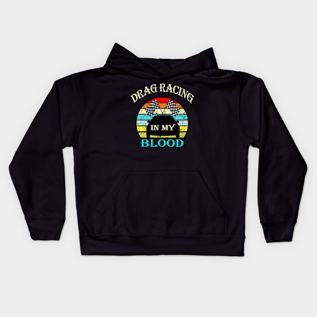 drag racing Kids Hoodie by khalid12